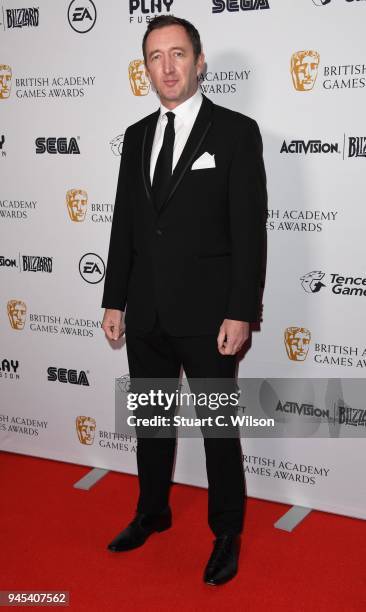 Ralph Ineson attends the British Academy Game Awards held at the Troxy on April 12, 2018 in London, England.