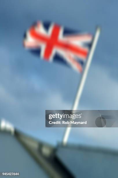 british flag blurring - flagship store stock pictures, royalty-free photos & images