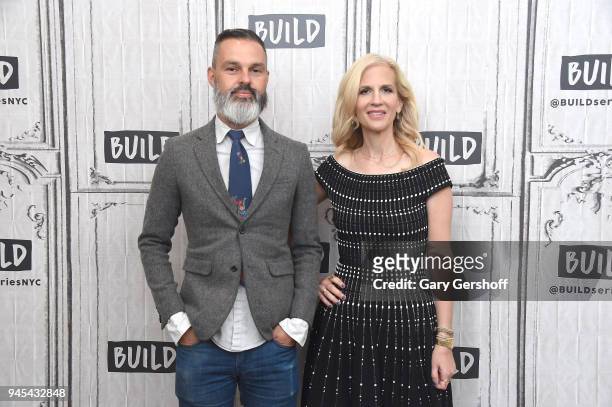 Co-directors and screenwriters Marc Silverstein and Abby Kohn visit Build Series to discuss the film 'I Feel Pretty' at Build Studio on April 12,...