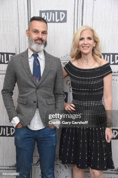 Co-directors and screenwriters Marc Silverstein and Abby Kohn visit Build Series to discuss the film 'I Feel Pretty' at Build Studio on April 12,...