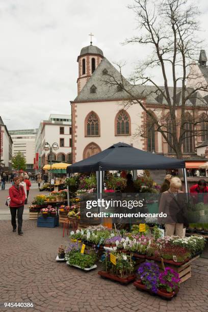 frankfurt am main, deutschland - mittelaltermarkt stock-fotos und bilder