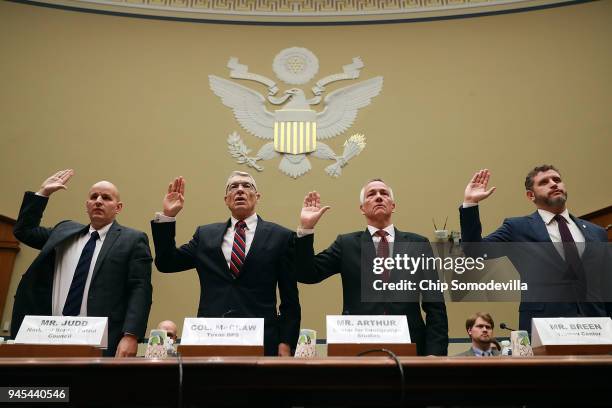 Texas Department of Public Safety Director Steven McCraw, National Border Patrol Council President Brandon Judd, Center for Immigration Studies...