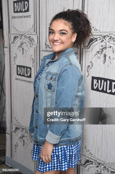 Olympic gold medal gymnast Laurie Hernandez visits Build Series to discuss the launch of her debut clothing line ob.sess in partnership with JCPenney...