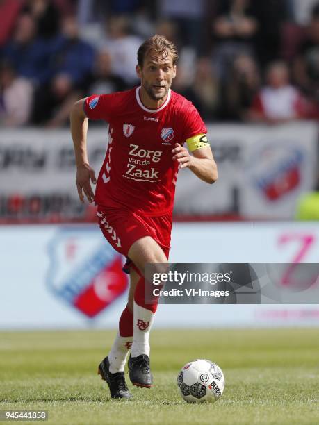 Willem Janssen of FC Utrecht during the Dutch Eredivisie match between FC Utrecht and ADO Den Haag at the Galgenwaard Stadium on April 08, 2018 in...