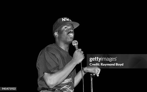 Comedian T.K. Kirkland performs at Market Square Arena in Indianapolis, Indiana in June 1989.