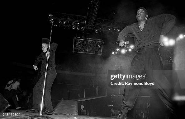 Rappers Kid and Play from Kid 'n Play performs at Kemper Arena in ...