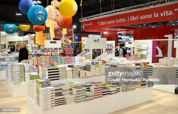 Gems stand at he first edition of Tempo di Libri, a bookfair organised by Fabbrica del Libro, a company incorporated by Fiera Milano and by Ediser,...