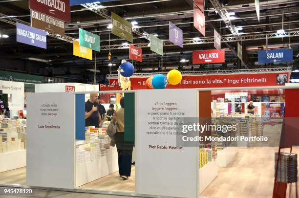 Gems stand at he first edition of Tempo di Libri, a bookfair organised by Fabbrica del Libro, a company incorporated by Fiera Milano and by Ediser,...