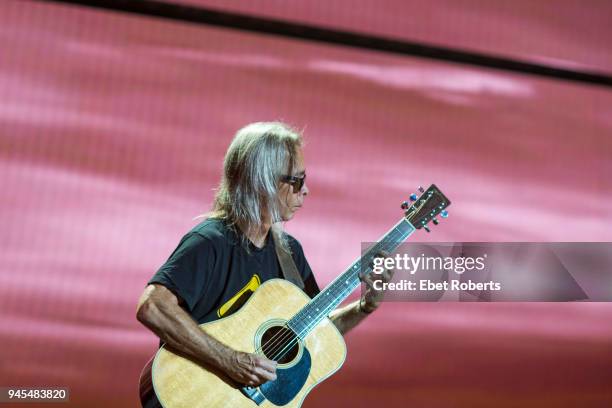 Tim Reynolds performs at Farm Aid at the KeyBank Pavilion in Burgettstown, Pennsylvania, United States on September 16, 2017.