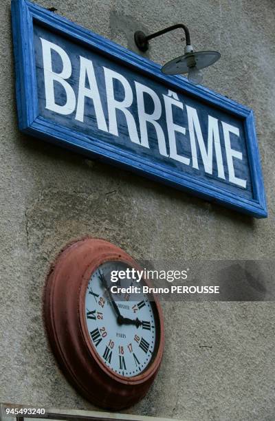 Gare de Barr?me, Alpes de Haute Provence.