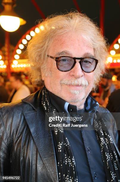 Bernhard Paul attends the premiere of the Circus Roncalli show 'Storyteller' on April 12, 2018 in Cologne, Germany.