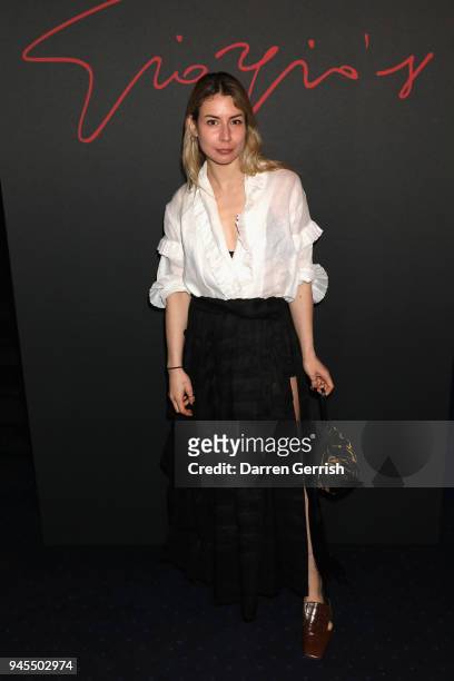 Irina Lakicevic attends as Giorgio Armani hosts trunk show at the Giorgio's London event to celebrate the opening of the new Giorgio Armani and...