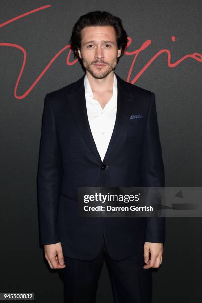 David Oakes attends as Giorgio Armani hosts trunk show at the Giorgio's London event to celebrate the opening of the new Giorgio Armani and...