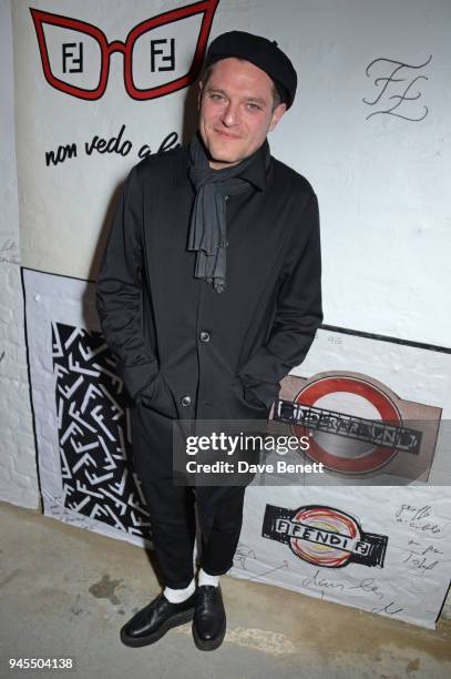 Mathew Horne attends the FENDI FF Reloaded Experience on April 12, 2018 in London, England.