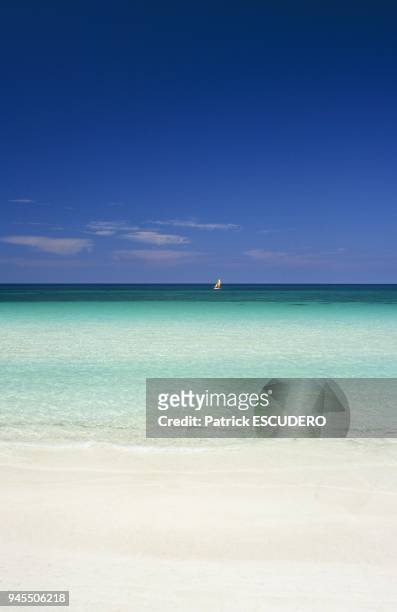 Le cayo Santa Maria qui fait partie de l'archipel Sabana Camaguey offre de superbes plages de sable blanc baign?es par des eaux cristallines comme...
