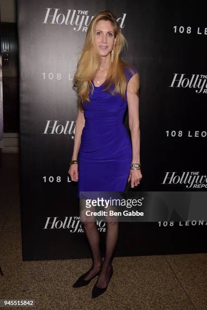Ann Coulter attends The Hollywood Reporter's Most Powerful People In Media 2018 at The Pool on April 12, 2018 in New York City.