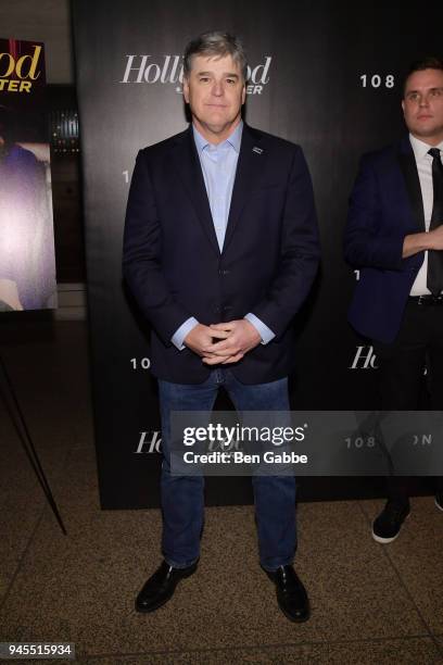 Sean Hannity attends The Hollywood Reporter's Most Powerful People In Media 2018 at The Pool on April 12, 2018 in New York City.