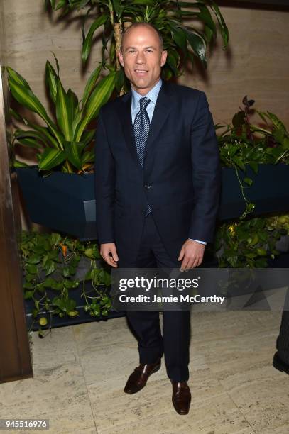 Michael Avenatti attends The Hollywood Reporter's Most Powerful People In Media 2018 at The Pool on April 12, 2018 in New York City.