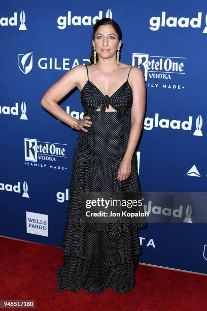 Chelsea Peretti attends the 29th Annual GLAAD Media Awards at The Beverly Hilton Hotel on April 12, 2018 in Beverly Hills, California.