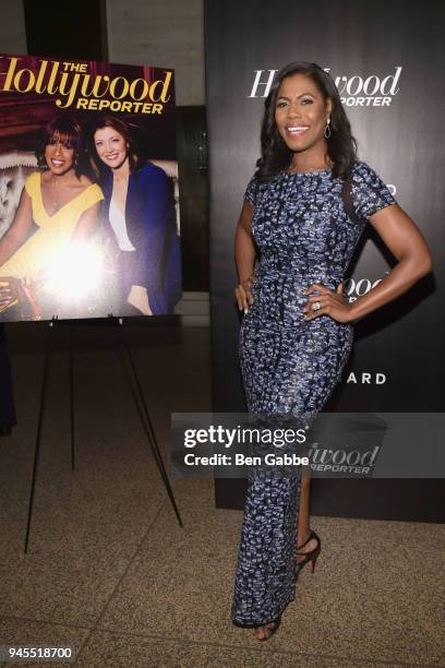 Omarosa Manigault attends The Hollywood Reporter's Most Powerful People In Media 2018 at The Pool on April 12, 2018 in New York City.