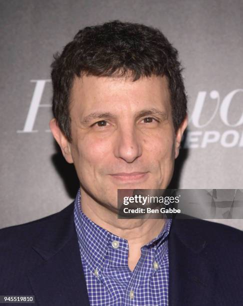 Editor of The New Yorker David Remnick attends The Hollywood Reporter's Most Powerful People In Media 2018 at The Pool on April 12, 2018 in New York...