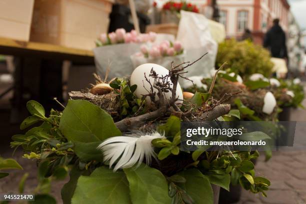 frankfurt am main, deutschland - mittelaltermarkt stock-fotos und bilder
