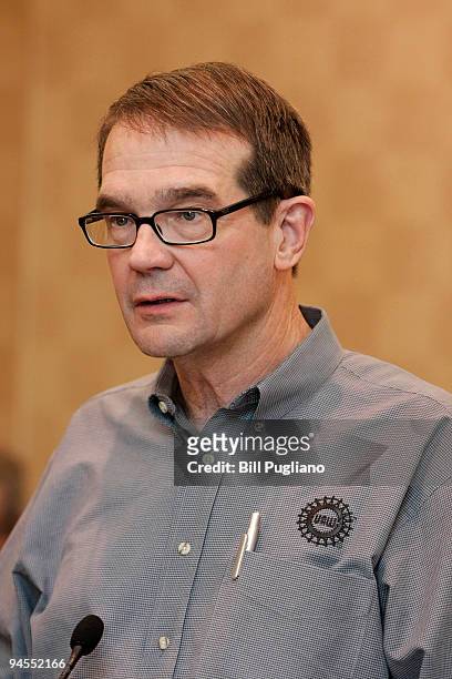 United Auto Workers Vice President Bob King attends a press conference where UAW President Ron Gettelfinger and the UAW administrative caucus...