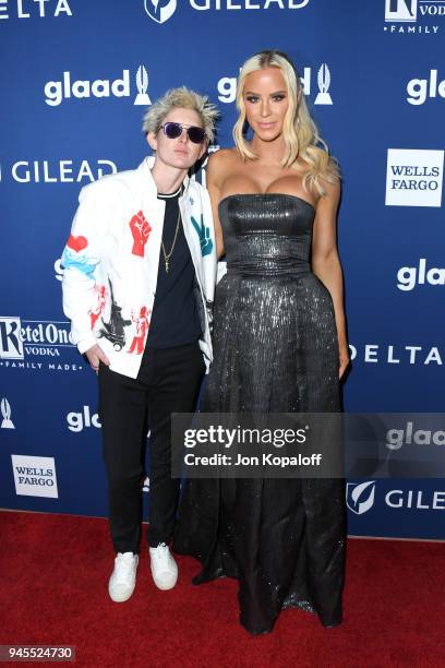 Gigi Gorgeous attends the 29th Annual GLAAD Media Awards at The Beverly Hilton Hotel on April 12, 2018 in Beverly Hills, California.