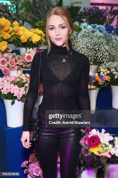 Actor AnnaSophia Robb attends Swarovskis Times Square Celebration at Hudson Mercantile, honoring the brands most recent store opening in New York...