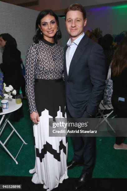 Actors Morena Baccarin and Ben McKenzie attend Swarovskis Times Square Celebration at Hudson Mercantile, honoring the brands most recent store...