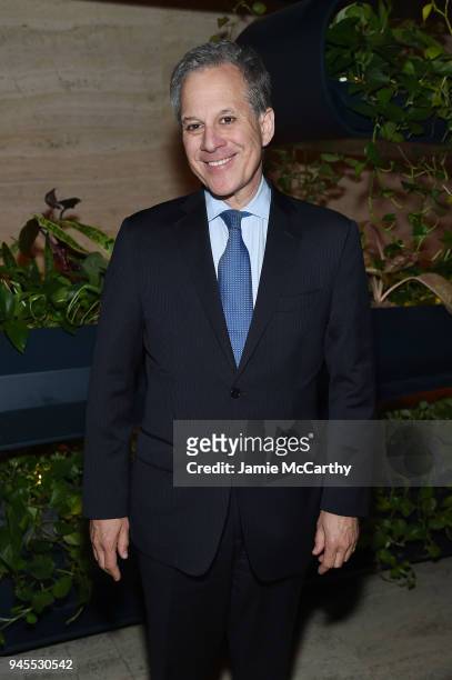 Attorney General of New York Eric Schneiderman attends The Hollywood Reporter's Most Powerful People In Media 2018 at The Pool on April 12, 2018 in...