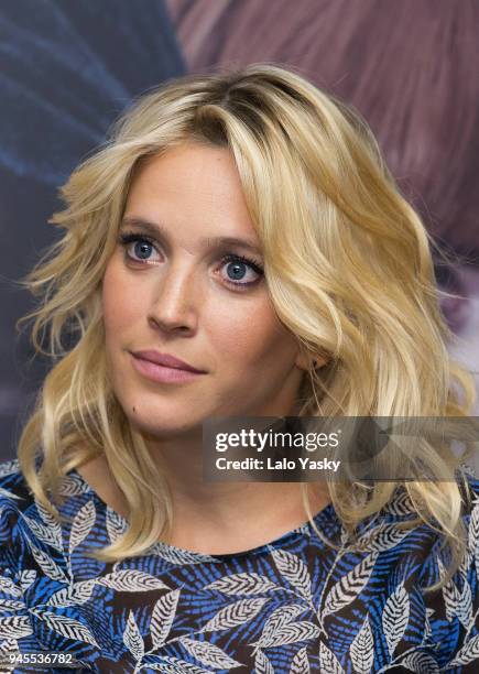 Luisana Lopilato attends a press conference for 'Perdidas' at the Intecontinental Hotel on April 12, 2018 in Buenos Aires, Argentina.