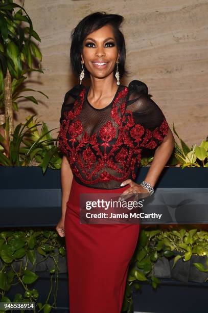 Harris Faulkner attends The Hollywood Reporter's Most Powerful People In Media 2018 at The Pool on April 12, 2018 in New York City.