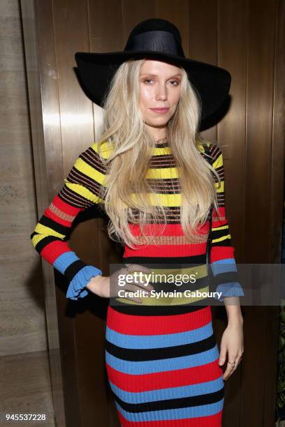 Theodora Richards attends The Hollywood Reporter's Most Powerful People In Media 2018 at The Pool on April 12, 2018 in New York City.