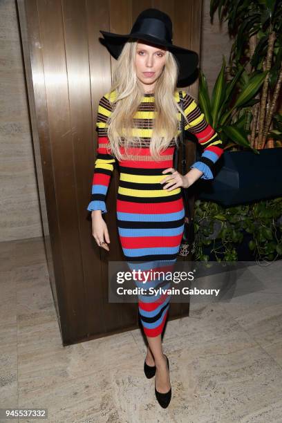 Theodora Richards attends The Hollywood Reporter's Most Powerful People In Media 2018 at The Pool on April 12, 2018 in New York City.