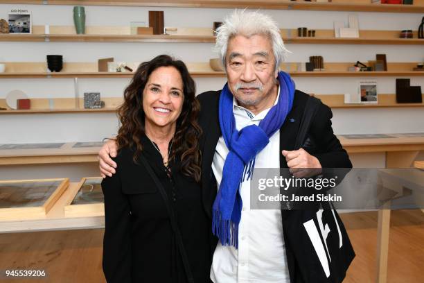 Amy Frankel and Toshiaki Ide attend AVENUE invites you to celebrate our March/April issue and the launch of 90 Morton on April 12, 2018 in New York...