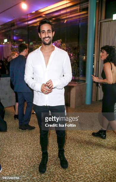 Youtube star Sami Slimani during the Echo Award after show party at Palais am Funkturm on April 12, 2018 in Berlin, Germany.