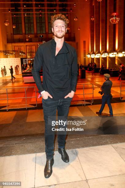 German actor Daniel Donskoy during the Echo Award after show party at Palais am Funkturm on April 12, 2018 in Berlin, Germany.