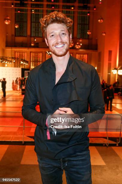 German actor Daniel Donskoy during the Echo Award after show party at Palais am Funkturm on April 12, 2018 in Berlin, Germany.