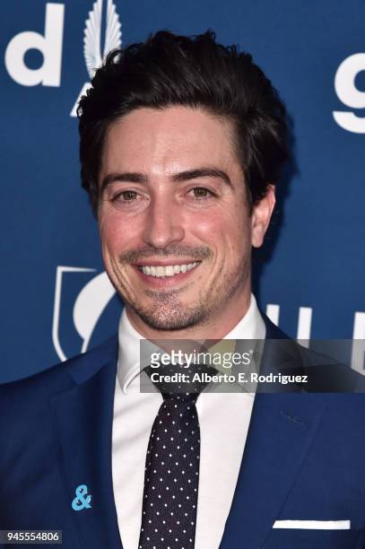 Ben Feldman attends the 29th Annual GLAAD Media Awards at The Beverly Hilton Hotel on April 12, 2018 in Beverly Hills, California.