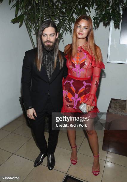 Tom Payne and Jennifer Akerman experiencing the Ketel Market at the 29th Annual GLAAD Media Awards Los Angeles, in partnership with LGBTQ ally, Ketel...