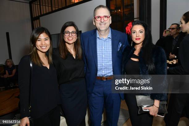 Hisa Ide, Athena Azevedo, Russell A. Glotfelty and Shanna Bender attend AVENUE invites you to celebrate our March/April issue and the launch of 90...