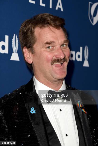 Pete Gardner attends the 29th Annual GLAAD Media Awards at The Beverly Hilton Hotel on April 12, 2018 in Beverly Hills, California.