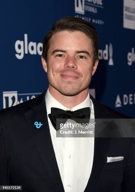David Hull attends the 29th Annual GLAAD Media Awards at The Beverly Hilton Hotel on April 12, 2018 in Beverly Hills, California.