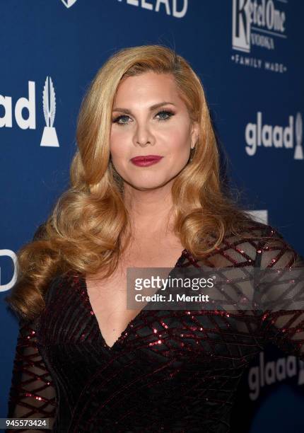 Candis Cayne attends the 29th Annual GLAAD Media Awards at The Beverly Hilton Hotel on April 12, 2018 in Beverly Hills, California.