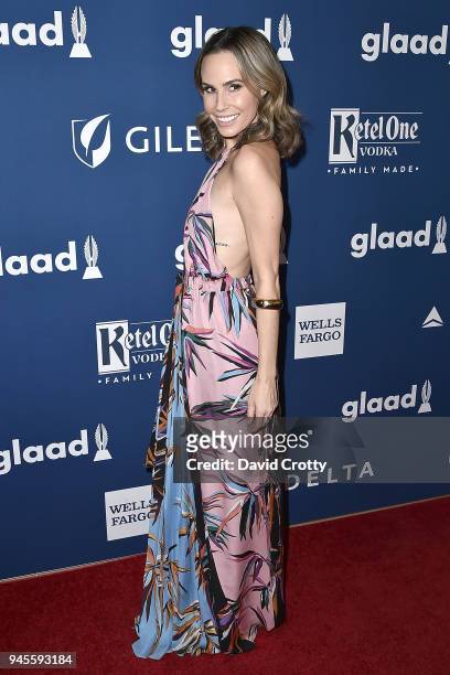 Keltie Knight attends the 29th Annual GLAAD Media Awards - Arrivals at The Beverly Hilton Hotel on April 12, 2018 in Beverly Hills, California.