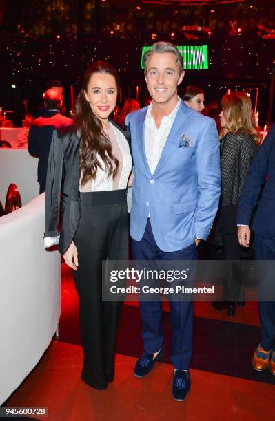 Jessica Mulroney and Ben Mulroney attend Wanderluxe benefiting Air Canada And SickKids Foundationon held at Rebel on April 12, 2018 in Toronto,...