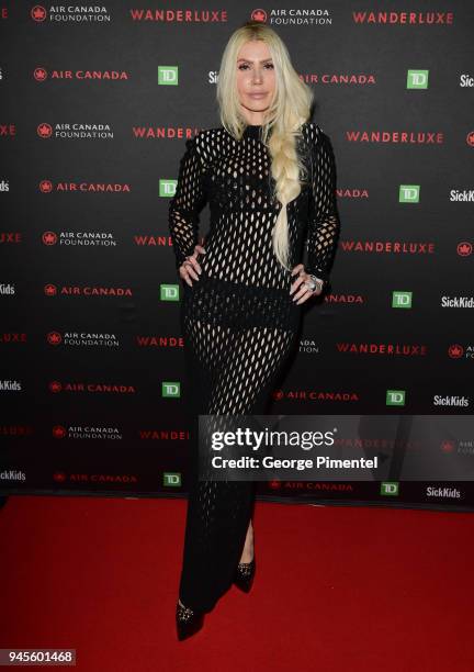 Sylvia Mantella attends Wanderluxe benefiting Air Canada And SickKids Foundationon held at Rebel on April 12, 2018 in Toronto, Canada.