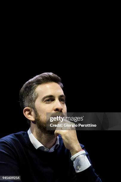 Artistic Director Nicola Ricciardi looks on during the event called 'OGR Public Program - Baustelle -evento di presentazione del nuovo album @OGR' on...