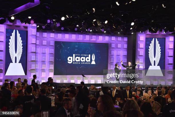 Atmosphere at the 29th Annual GLAAD Media Awards - Arrivals at The Beverly Hilton Hotel on April 12, 2018 in Beverly Hills, California.
